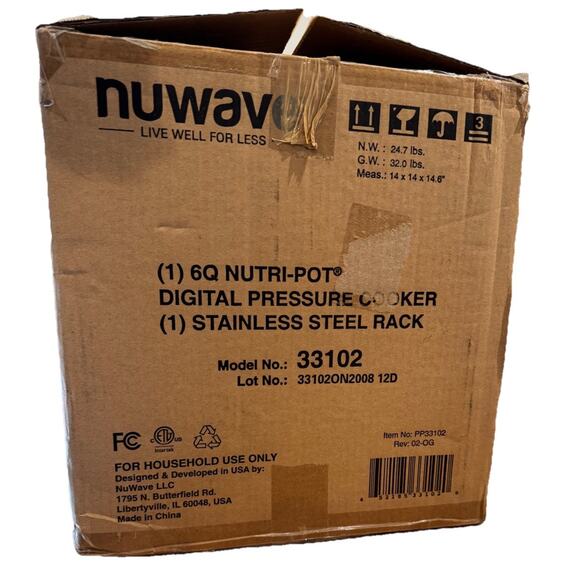 NuWave 6-Qt Electric Pressure Cooker Model 33101 New in Box - Picture 2 of 5